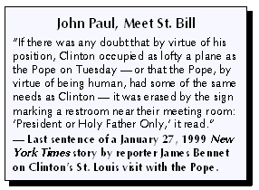 John Paul, Meet St. Bill