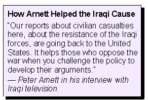 How Arnett Helped the Iraqi Cause