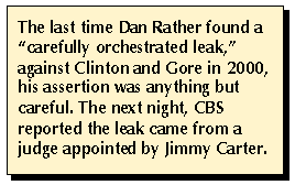 Carefully Orchestrated Leak