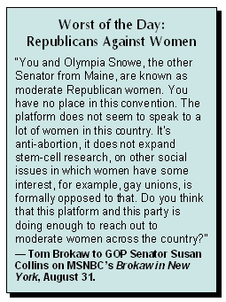 Worst of the Day: Republicans Against Women