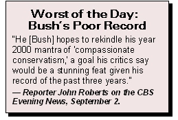 Worst of the Day: Bush's Poor Record
