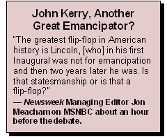 Textbox: John Kerry, Another Great Emancipator?
