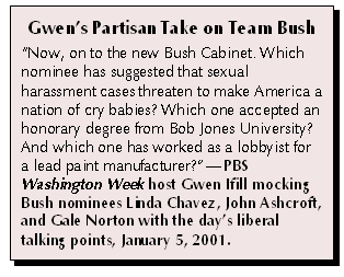 Gwen's Partisan Take on Team Bush
