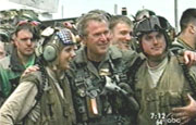 President Bush on the USS Abraham Lincoln