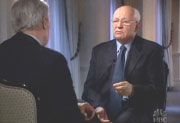 NBC's Tom Brokaw & Mikhail Gorbachev