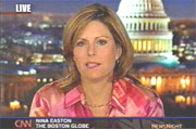 Boston Glob Washington Bureau Chief Nina Easton