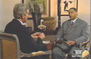 Ed Gordon interviewing John Kerry