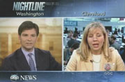 ABC's George Stephanopoulos anchoring Nightline