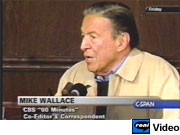 CBS correspondent Mike Wallace