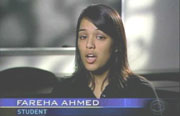 American University student Fareha Ahmed