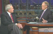 Dan Rather on Late Show with David Letterman