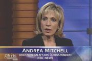 NBC reporter Andrea Mitchell
