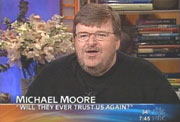 Leftist filmmaker Michael Moore